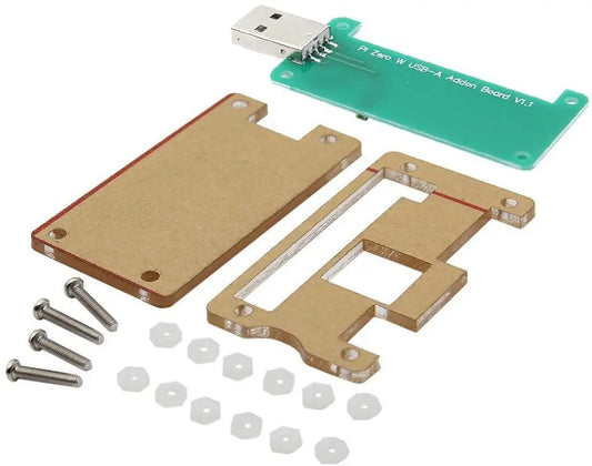Raspberry Pi Zero USB Zusatzplatine mit schützendem Acrylgehäuse W/WH