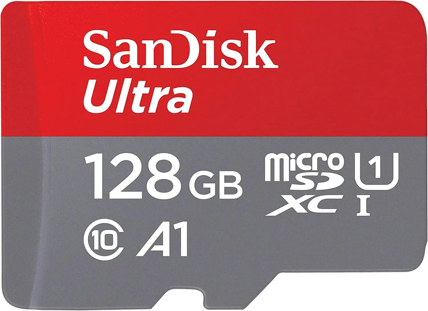 SanDisk Ultra 128GB microSD Speicherkarte + SD-Adapter A1, Klasse 10, U1