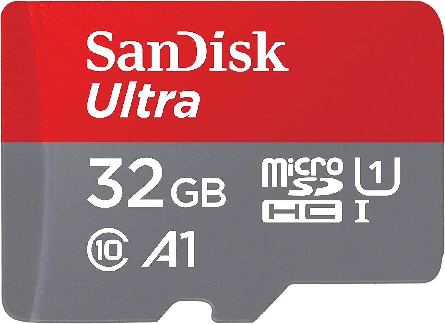 SanDisk Ultra 32GB microSD Speicherkarte + SD-Adapter A1, Klasse 10, U1